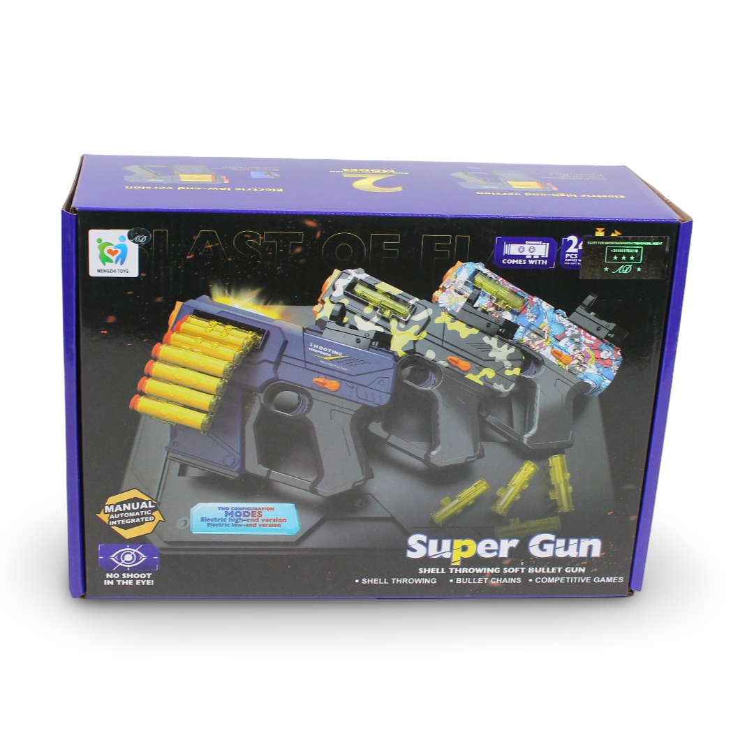 Upgradeable Super Gun with Soft Bullet