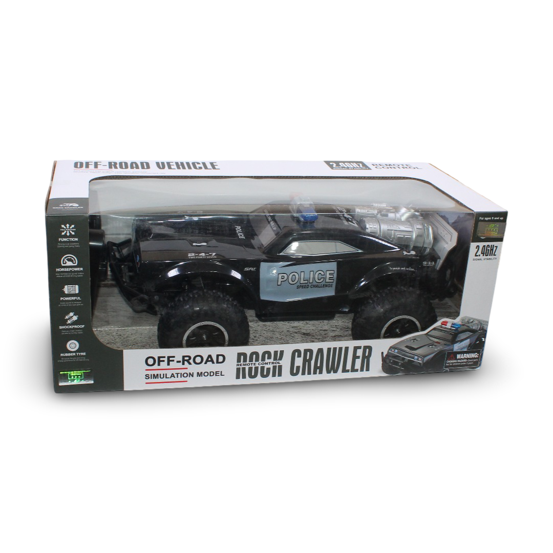 1:8 Scale Remote-Controlled Off-Road Police Rock Crawler - Toys - Egypt