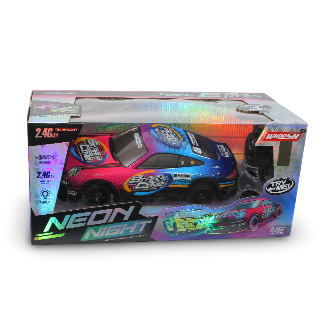 Whoosh "Neon Night" Remote Control Drift Car 2.4GHz - Toys