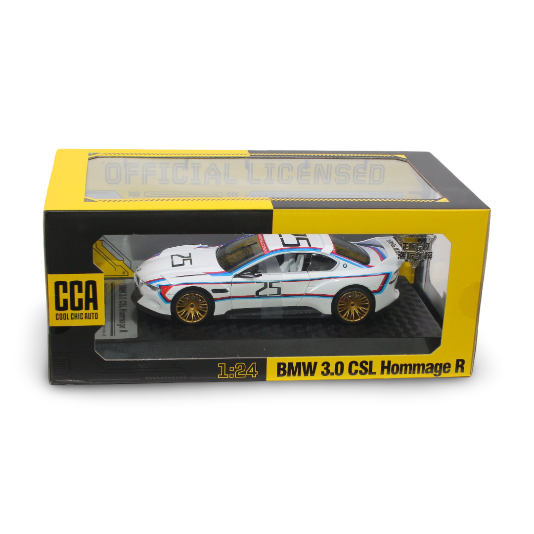 CCA 1:24 Scale Die-Cast BMW 3.0 CSL Hommage R - Toys