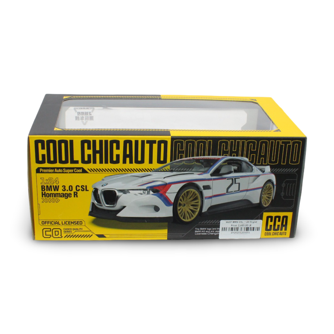 CCA 1:24 Scale Die-Cast BMW 3.0 CSL Hommage R