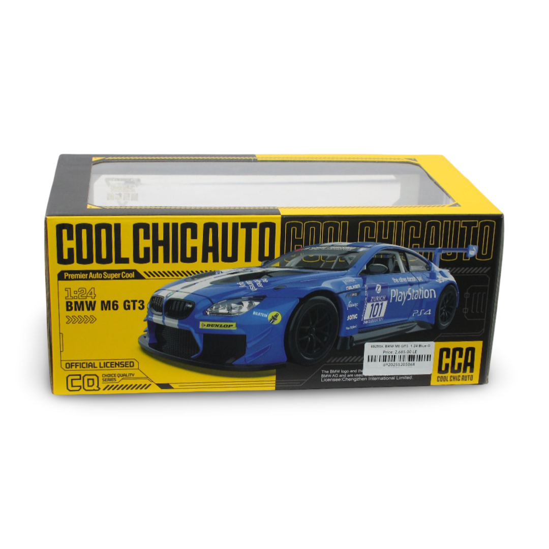 CCA 1:24 Scale Die-Cast BMW M6 GT3 – Blue