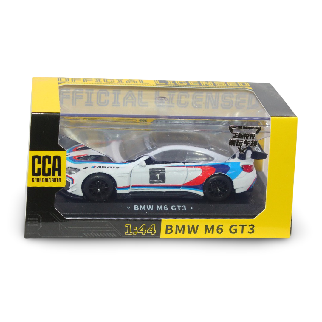 CCA 1:44 Scale Die-Cast Racing Car BMW M6 GT3 - Toys