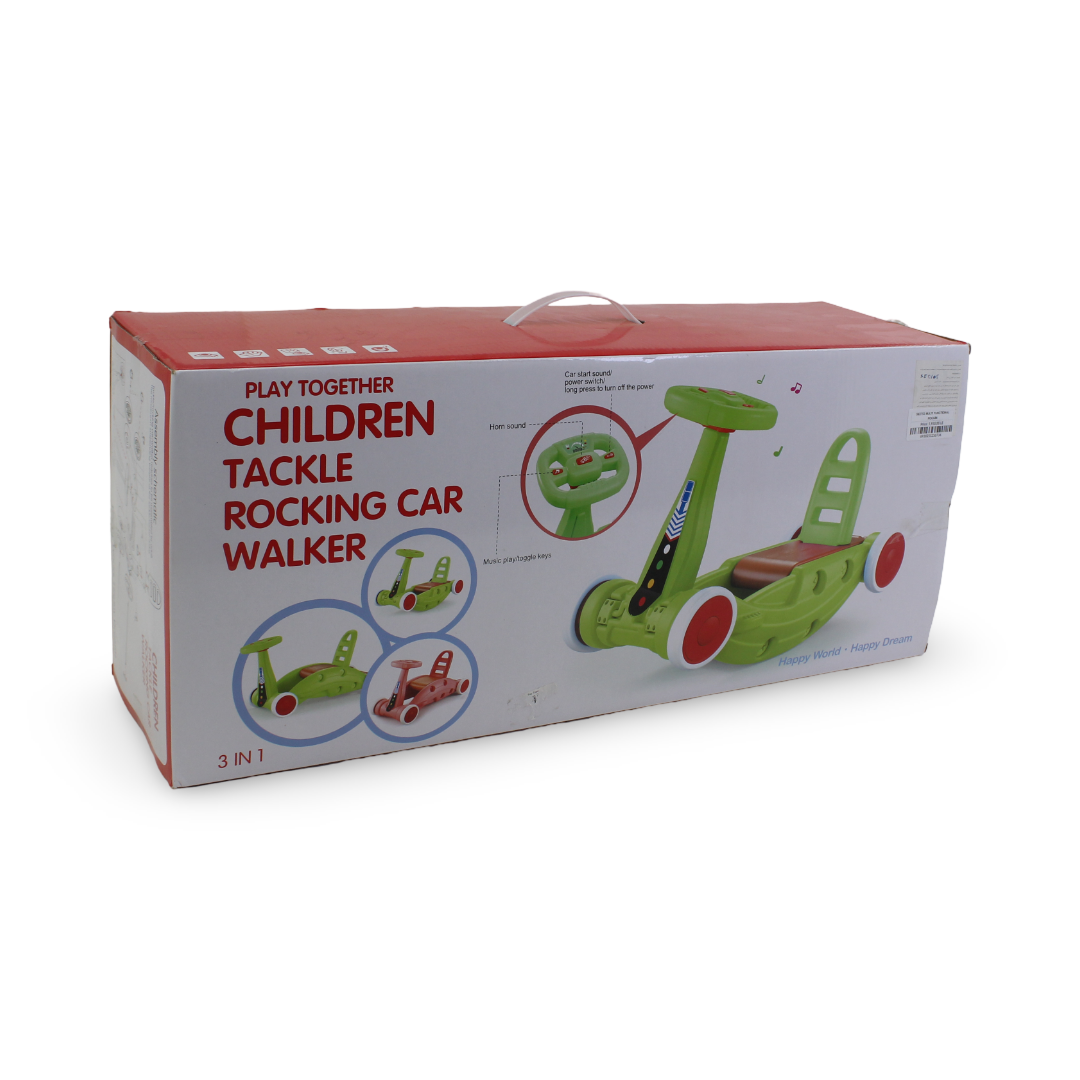 Play Together 3-in-1 Children's Tackle Rocking Car and Walker