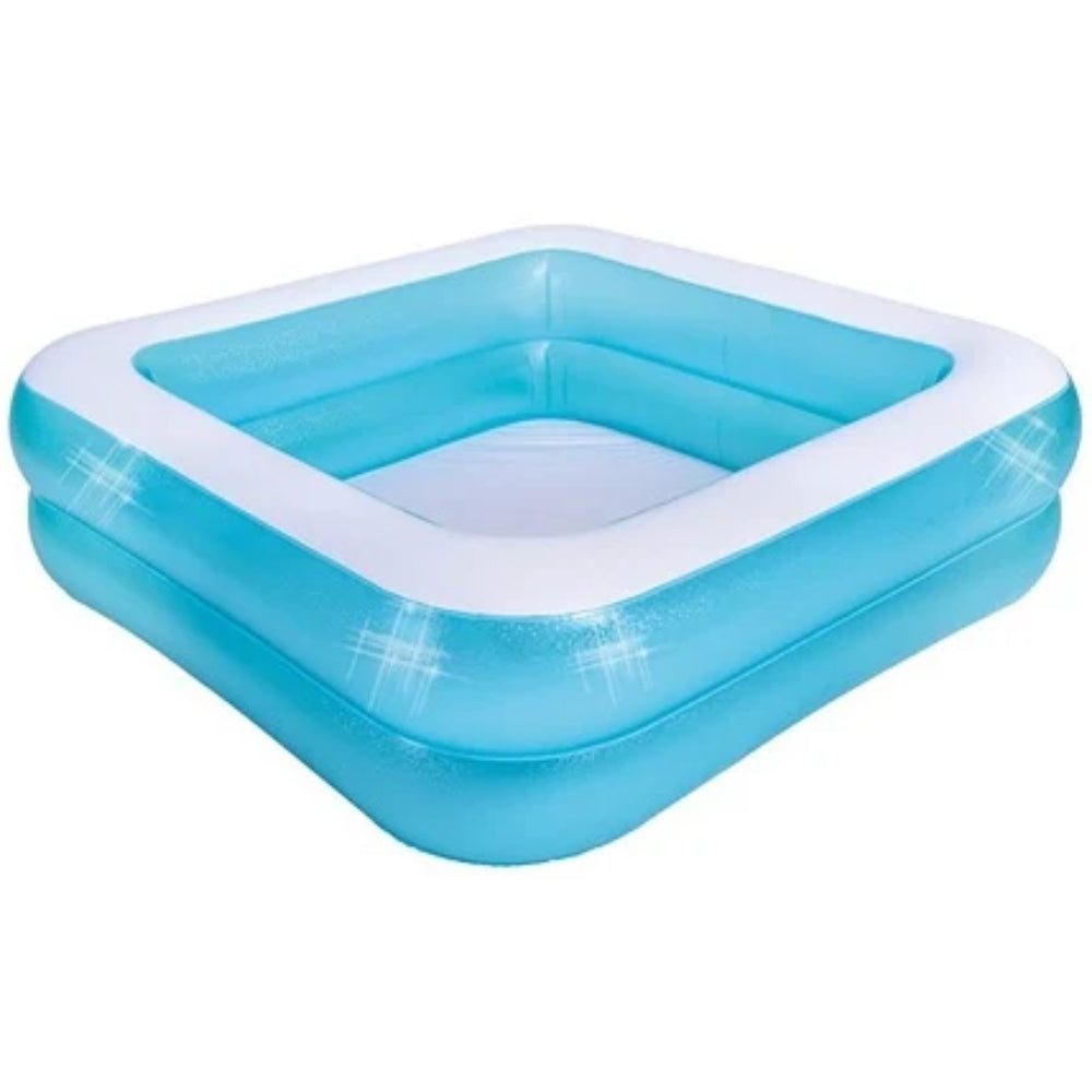 Mosaic Square 2-Ring Pool – Stylish Fun for Summer Play