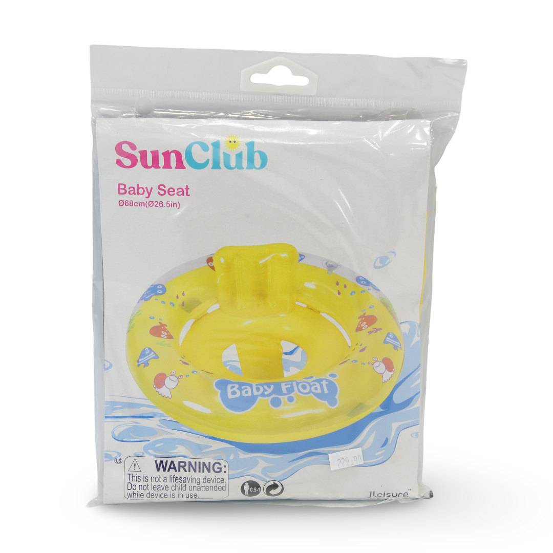 Sun Club Baby Swimming Seat 68cm – Yellow