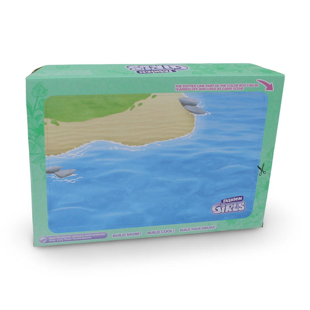 Fashion Girl Beach Resort Building Blocks Set - 52 Pcs