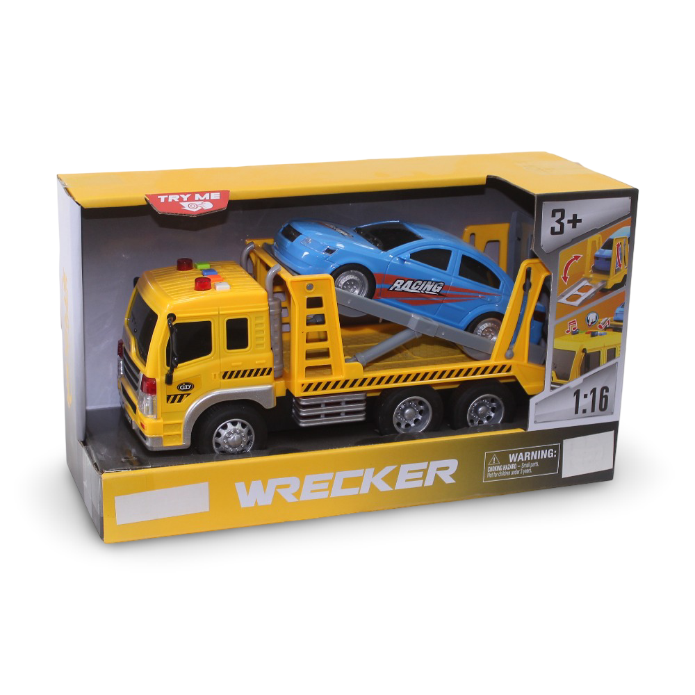 Transporter Truck with Racing Car (Light & Sound)