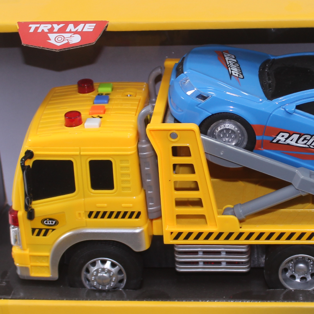 Transporter Truck with Racing Car (Light & Sound)