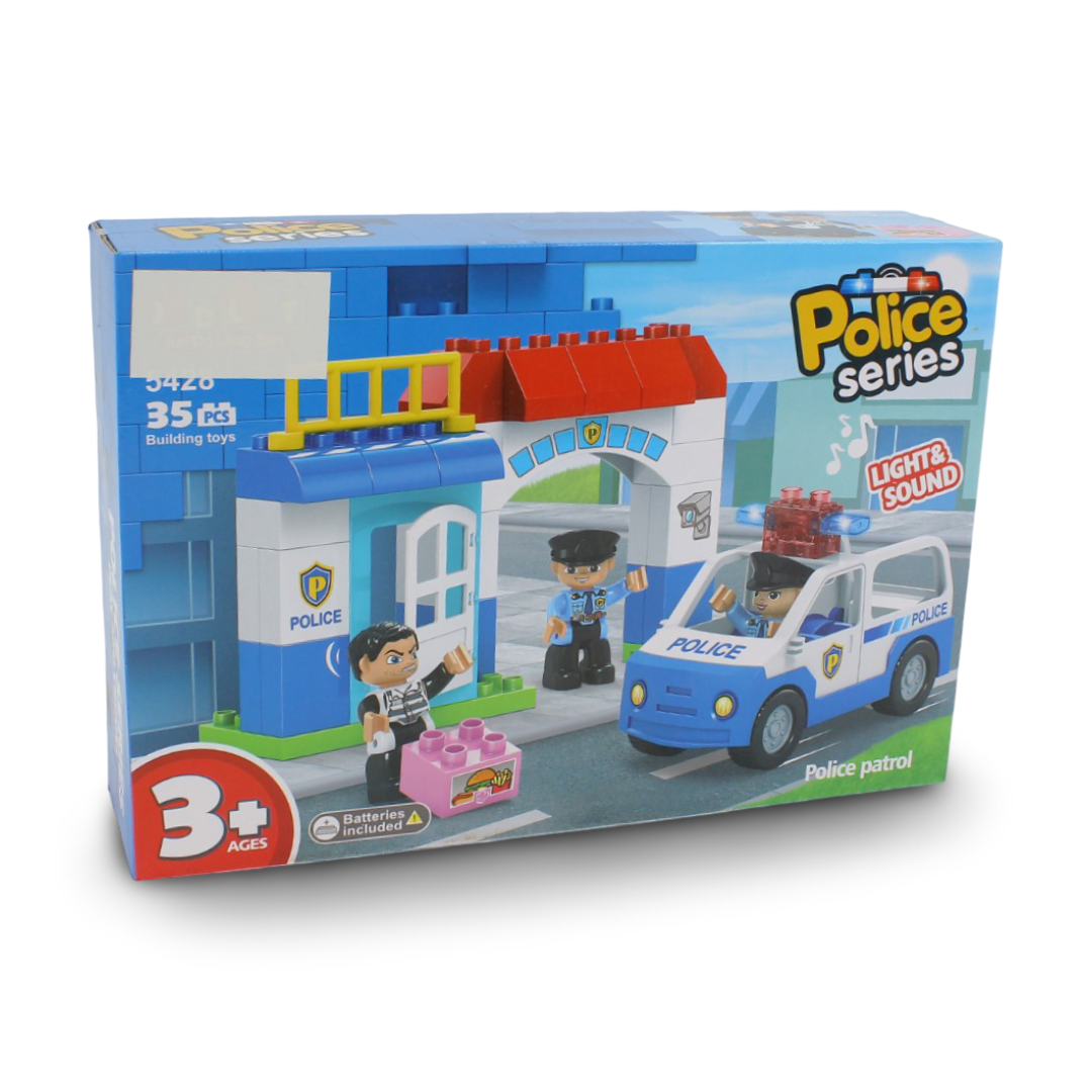 Police Station Building Set – 35 Pcs