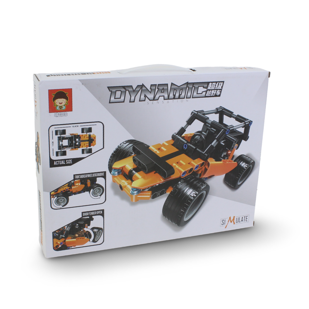 Dynamic Sensation Super Off-Road Vehicle Building Set – 220 Pcs