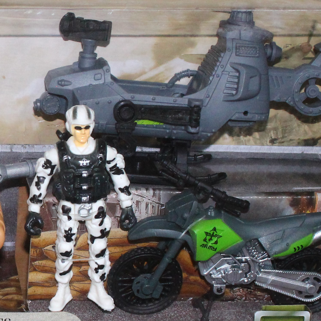 Military Assault Playset – Patrol Boat, Beach Buggy & Soldier Figure