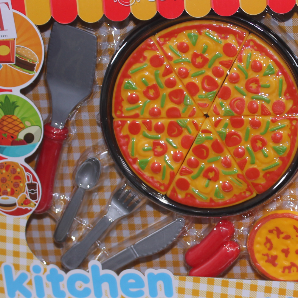 Pretend Play Pizza and Accessories Set