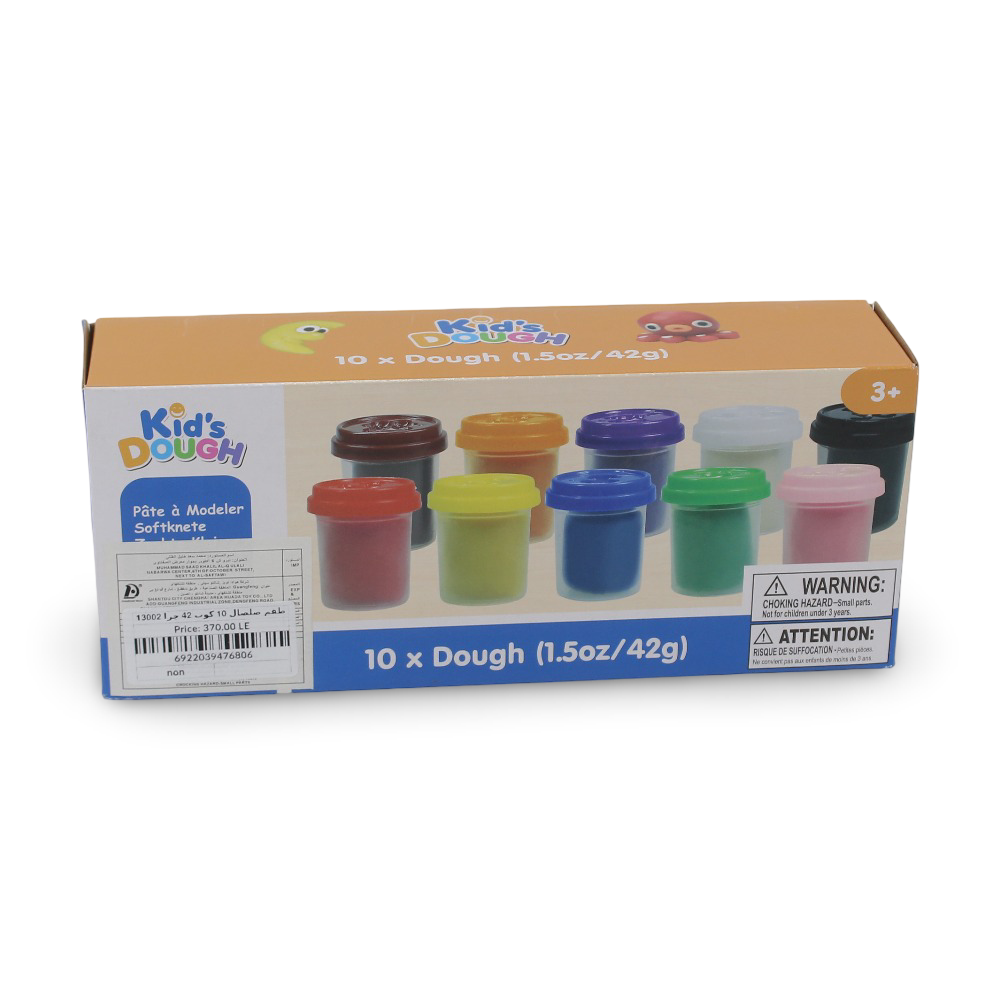 Kid's Dough 10-Pack Set of Modeling Clay 42 g - 10 Cups