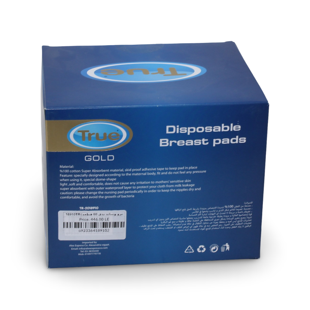 True Gold Disposable Breast Pads – 60Pcs