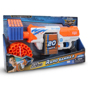 Fast Shots Foam Launcher Set – Rapid Gamma 2 Blaster with 20 Darts