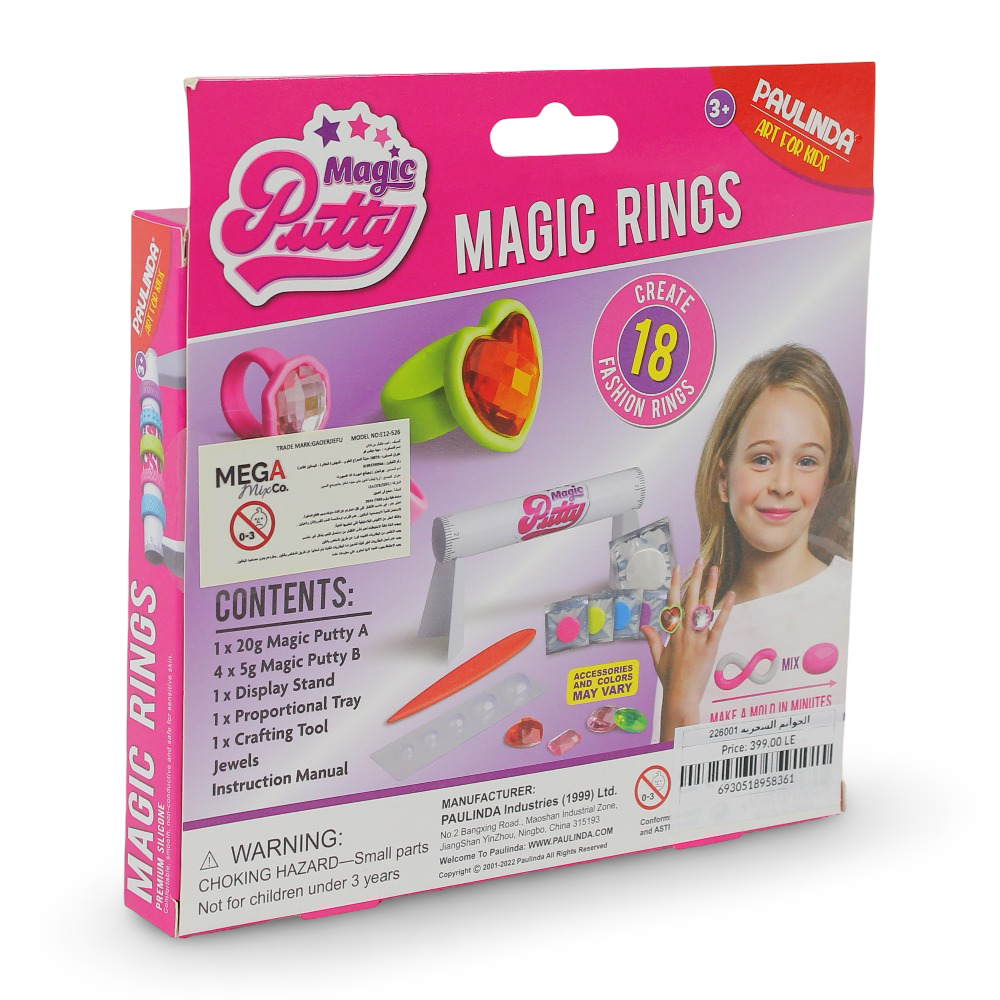 Magic Rings DIY Craft Set – Create 18 Fashion Rings