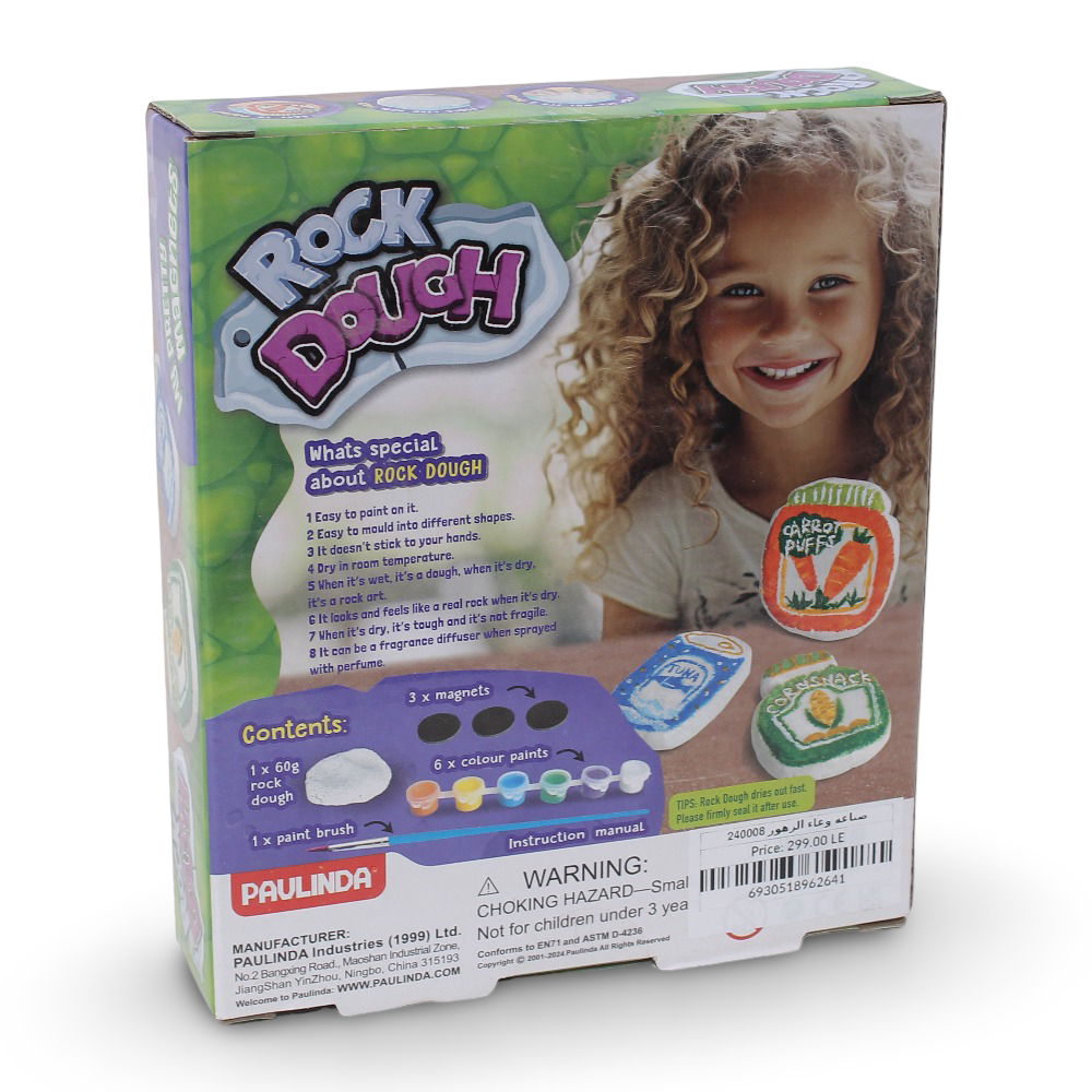 Rock Dough Craft Set – DIY Decorative Pots & Magnets Art Kit