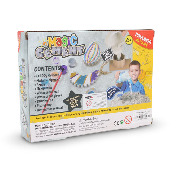Magic Cement Metallic Painting Hanging Plaque Kit 6in1