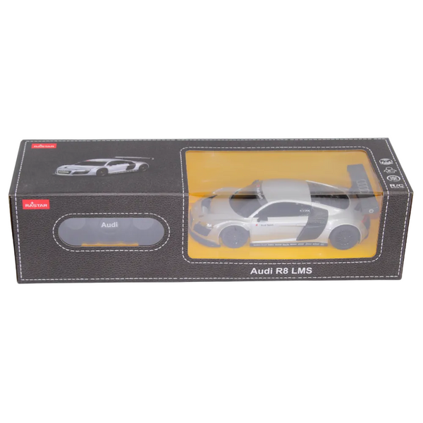Rastar 1:24 Scale RC Audi R8 LMS – Silver