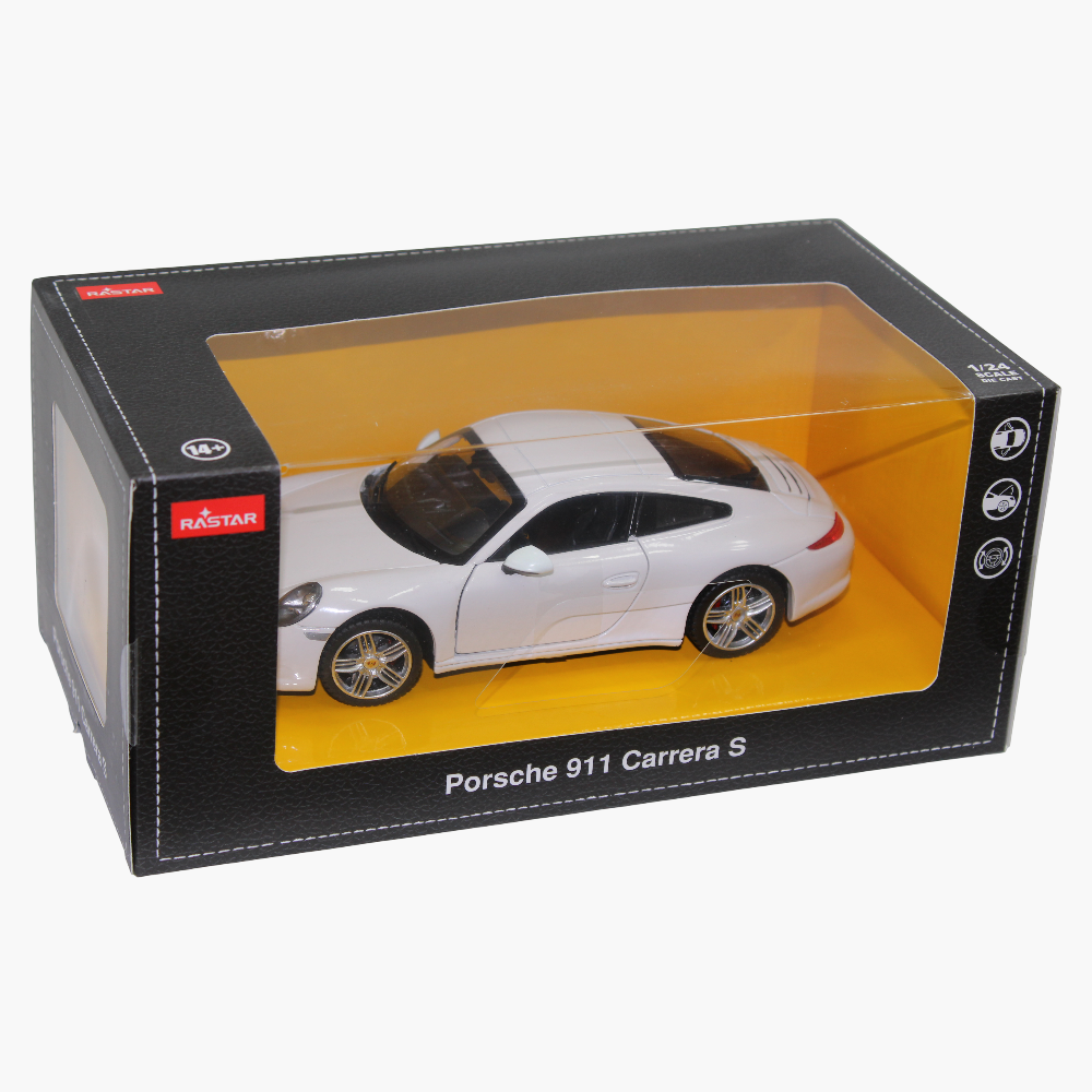 Porsche 911 Carrera S Die-Cast Car – White