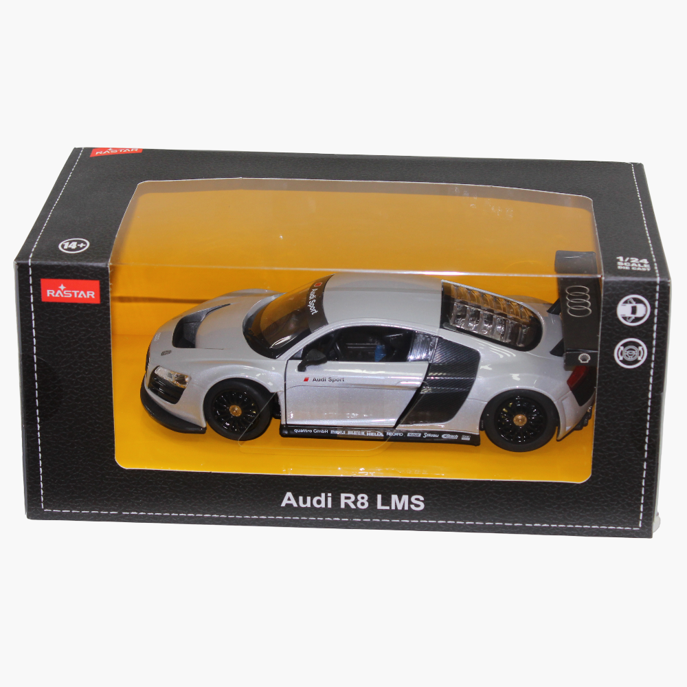 Audi R8 Die-Cast Car - White