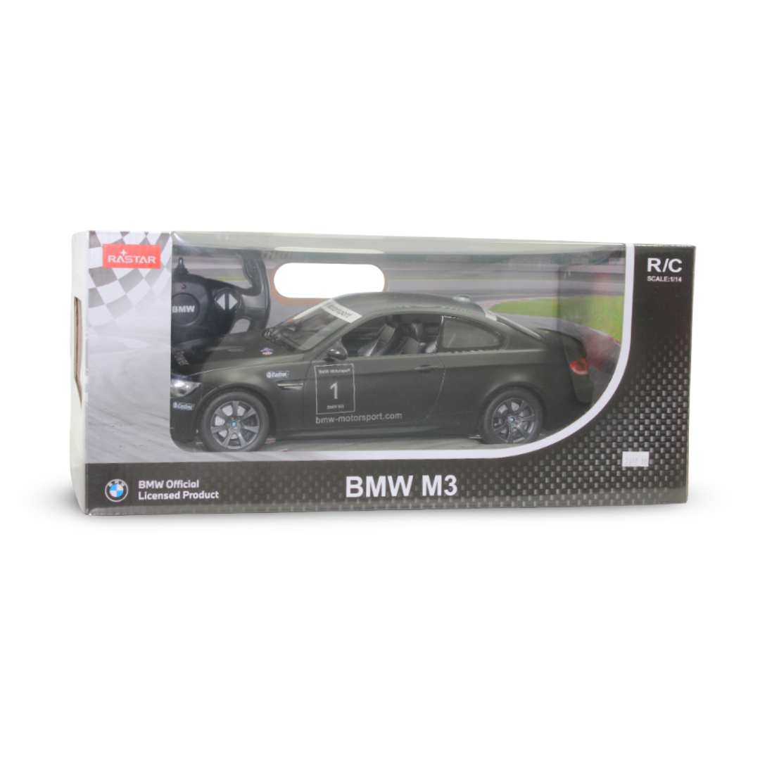 Rastar 1:14 Scale RC BMW M3 – Black