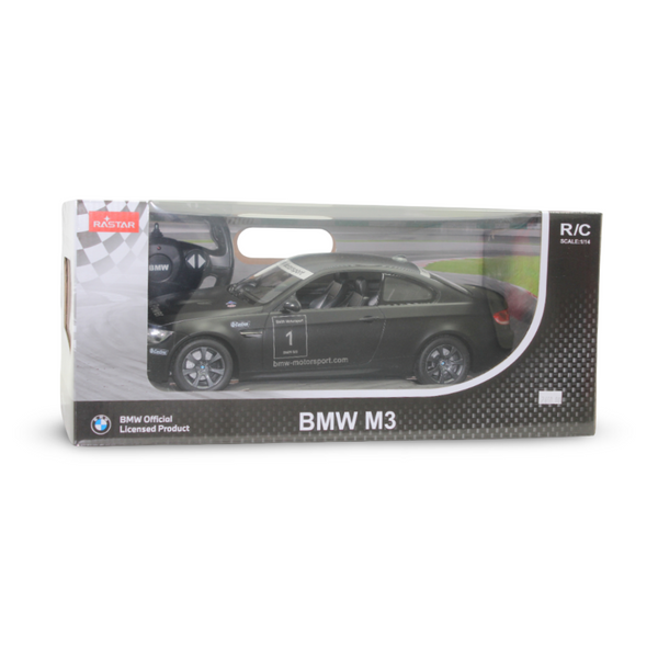Rastar 1:14 Scale RC BMW M3 – Black