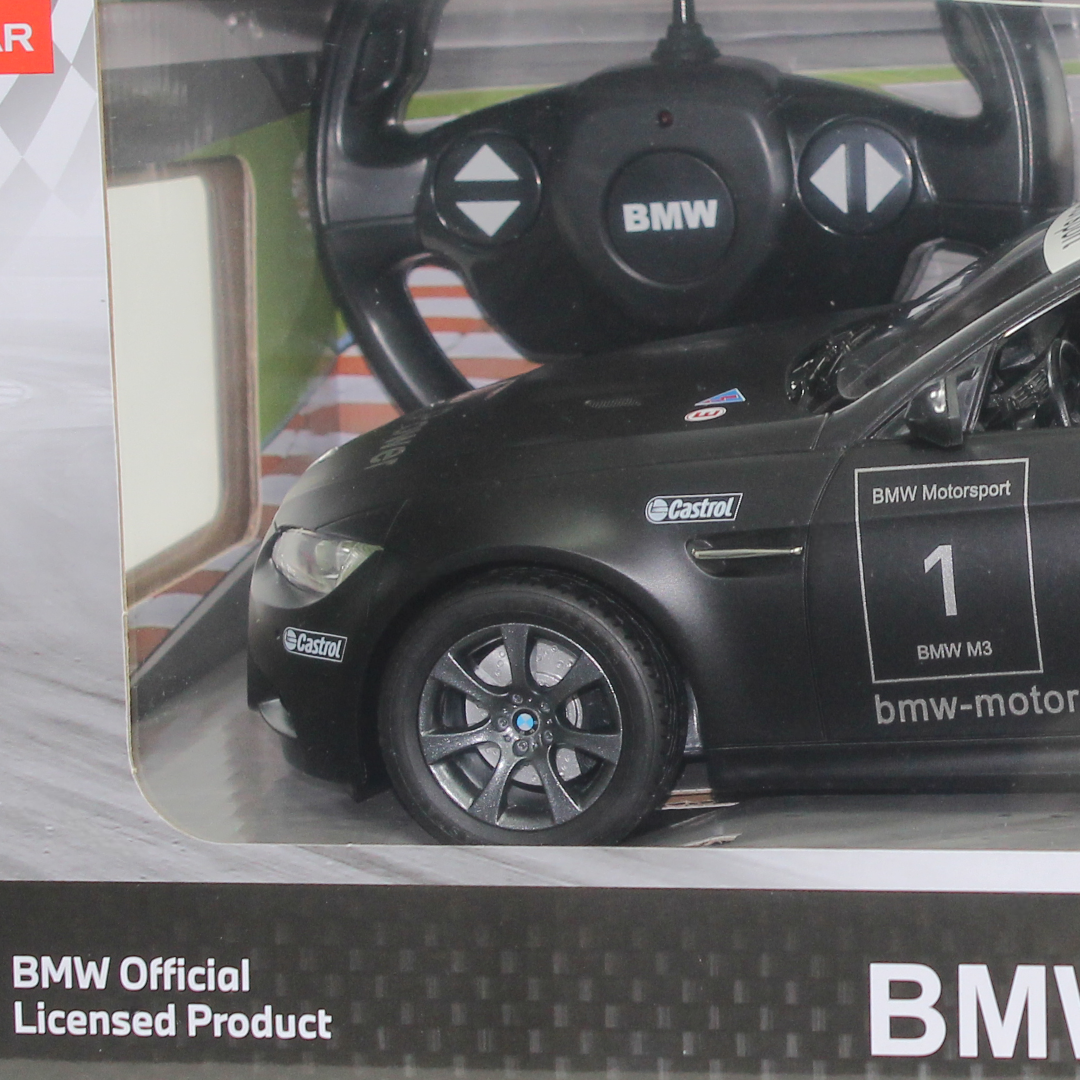 Rastar 1:14 Scale RC BMW M3 – Black