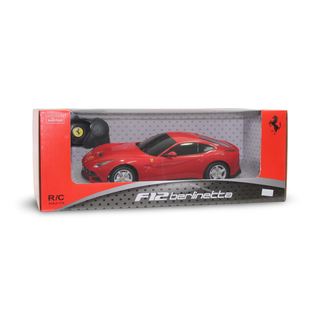 Rastar 1:18 Scale RC Ferrari F12 Berlinetta – Red