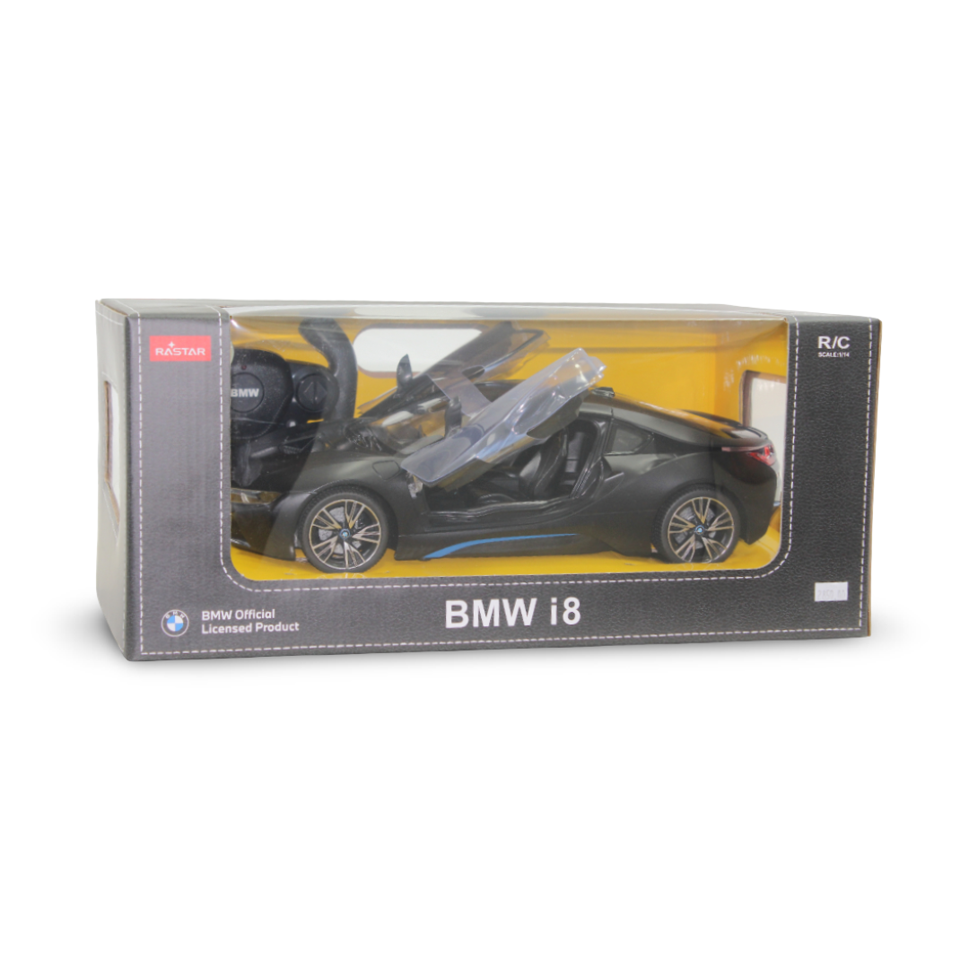 Rastar 1:14Scale RC BMW i8 Car – Black
