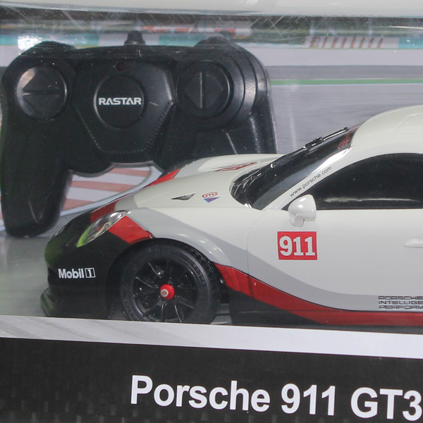 Rastar 1:18 Scale RC Porsche 911 GT3 Cup – White