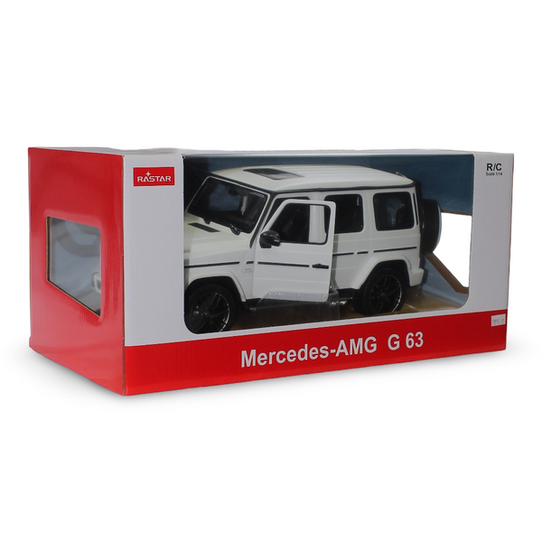 Rastar 1:14 Scale RC Mercedes-Benz G63 Car – White