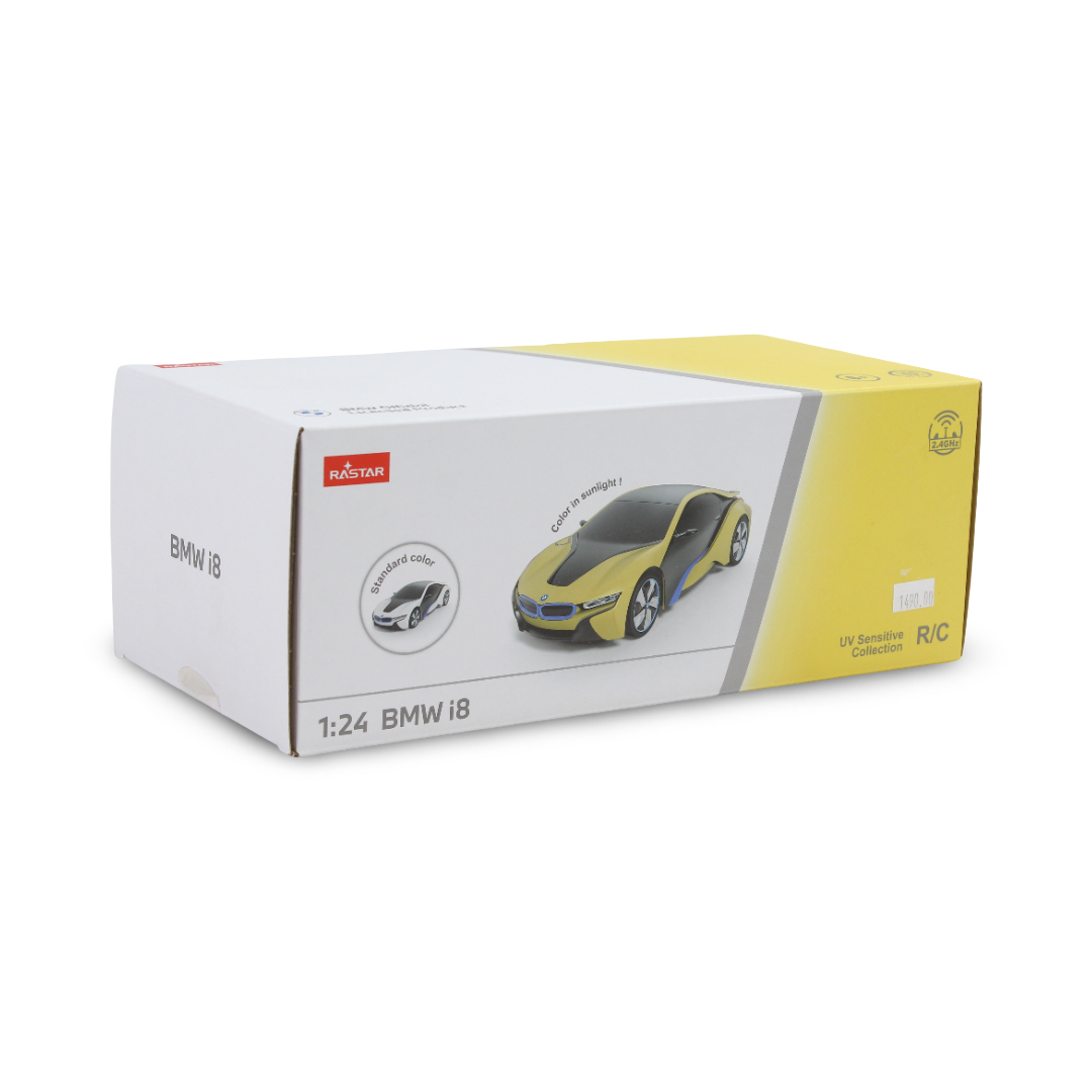 Rastar 1:24 Scale RC BMW i8 UV-Sensitive