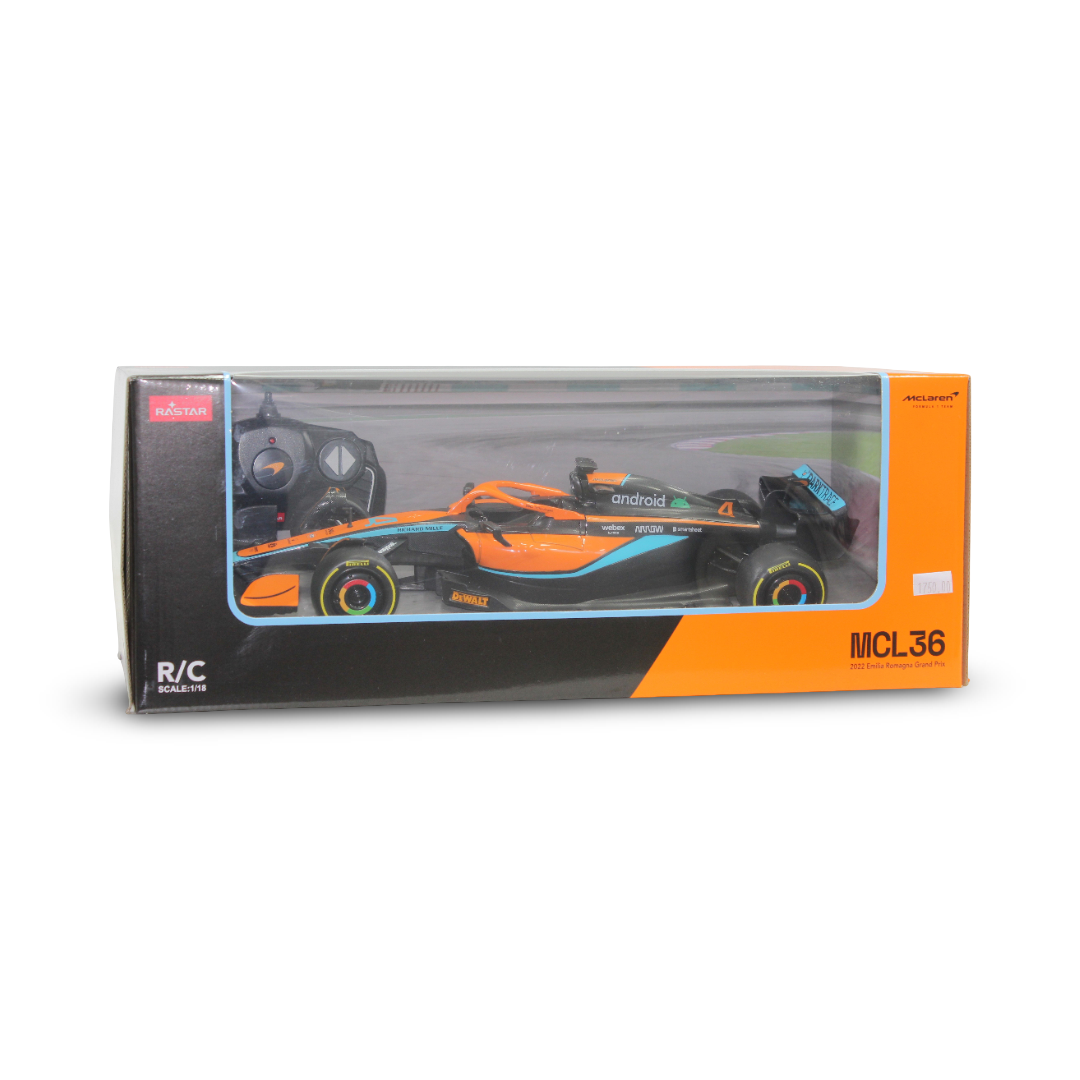 Rastar 1:18 Scale RC Car Mclaren F1 MCL36 1:18