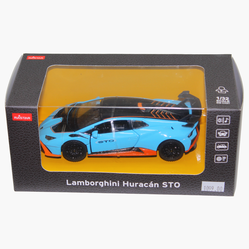 Lamborghini Huracán STO Die-Cast Car - Light Blue