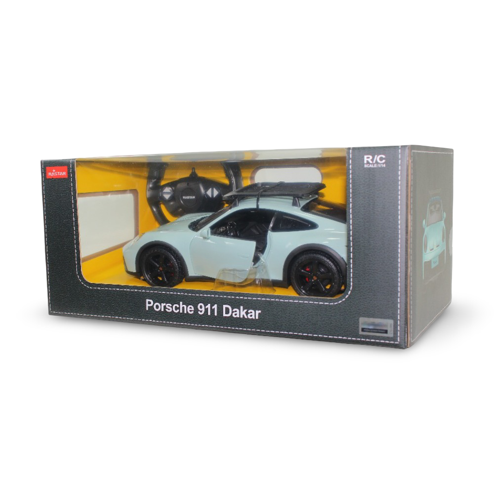 Rastar 1:14 Scale Remote Control Porsche 911 Dakar Toy Car