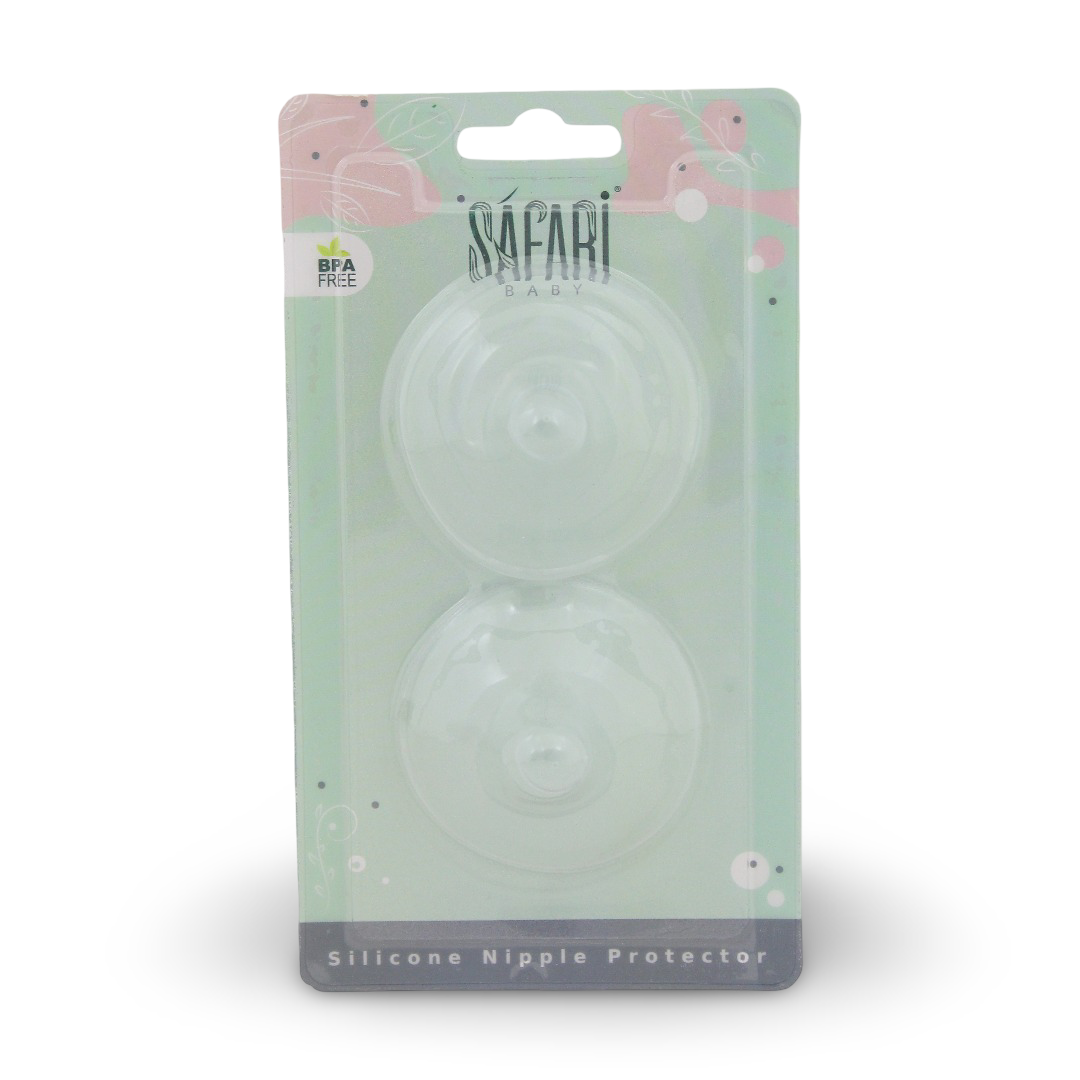 Safari Baby Silicone Nipple Protector – Pack of 2 - Baby Essentials