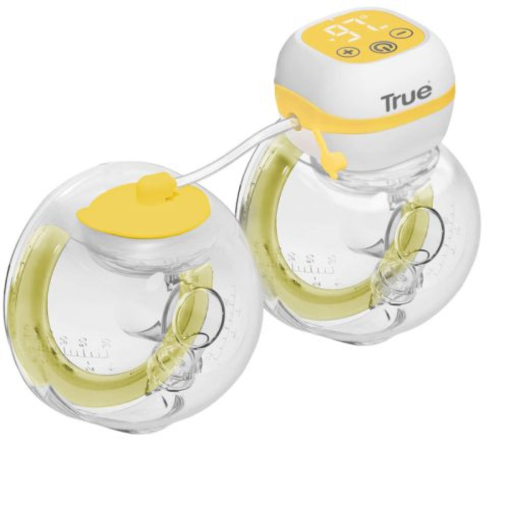 True Gold Wearable Double Electric Breast Pump - 4 Modes & 9 Suction Levels