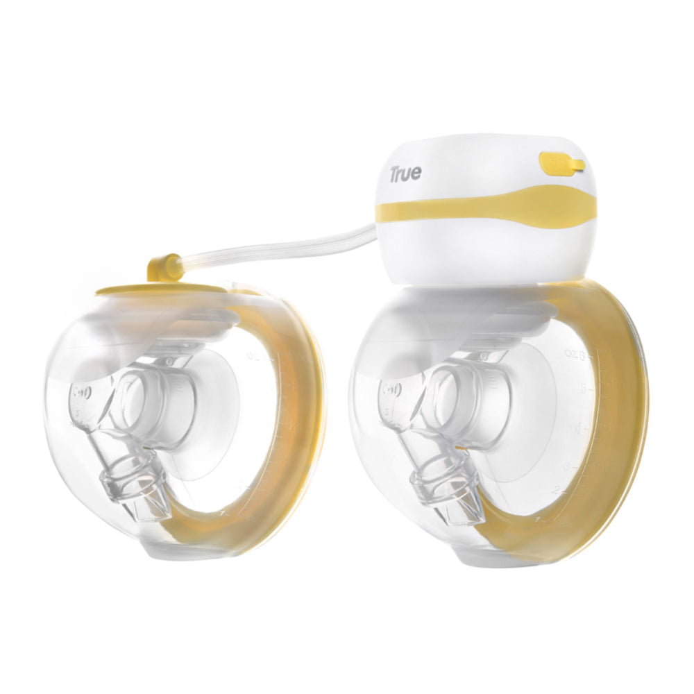 True Gold Wearable Double Electric Breast Pump - 4 Modes & 9 Suction Levels