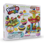 Art Kids Funny Dough Cupcake Tower Modeling Compound Set