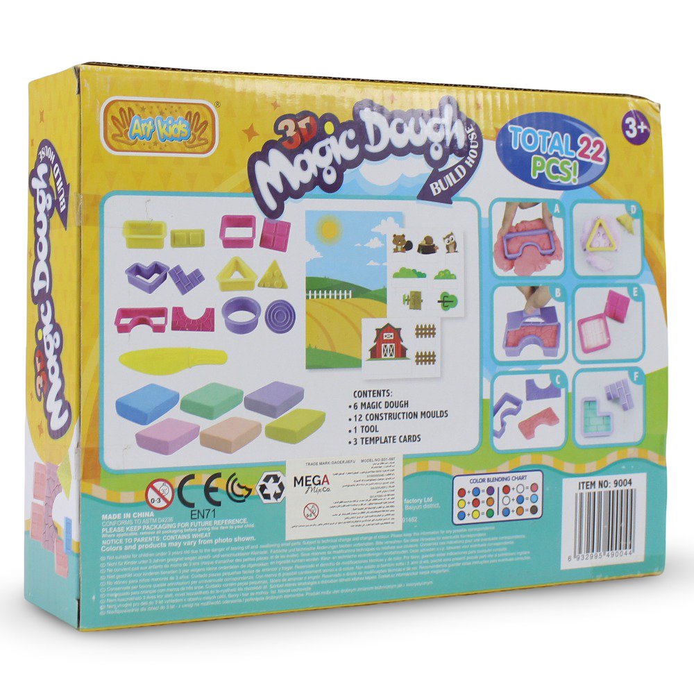 Art Kids 3D Magic Dough - Build House