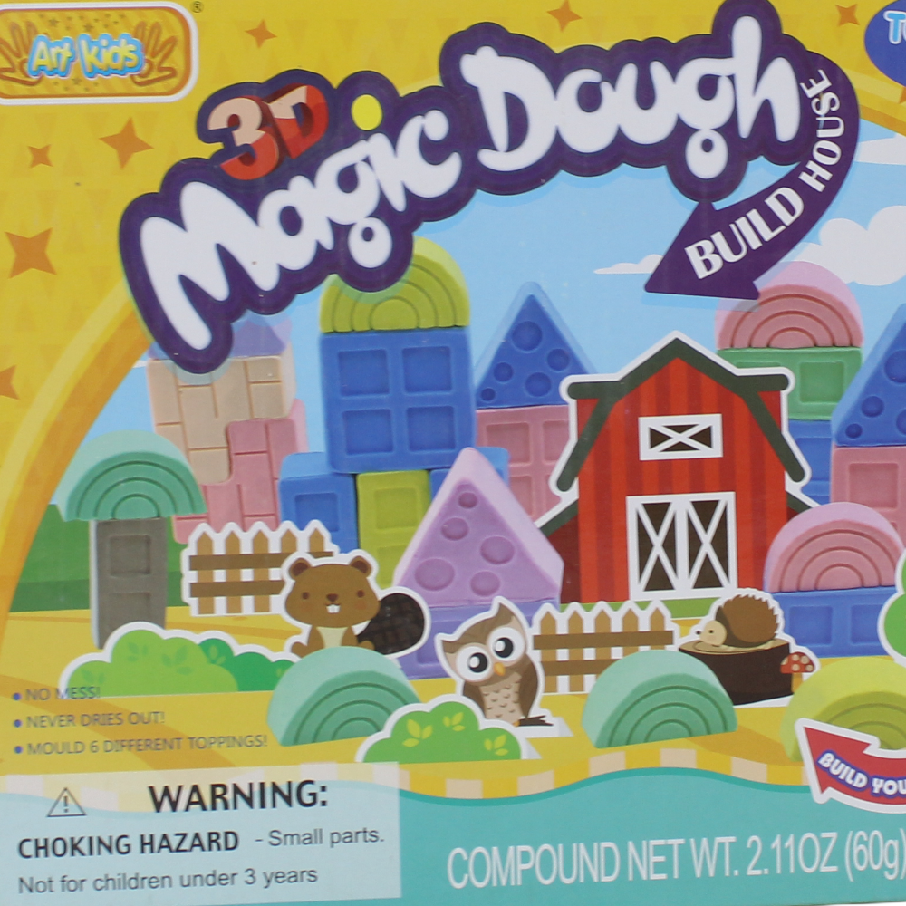 Art Kids 3D Magic Dough - Build House