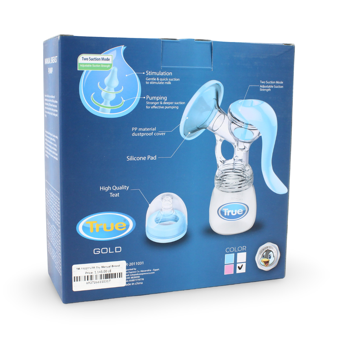 True Gold Manual Breast Pump