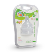 La Frutta Silicone Wide Neck Nipple Size M – 2 Pcs