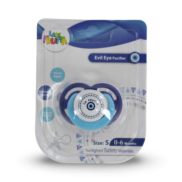 La Frutta Evil Eye Pacifier 0-6m – Blue