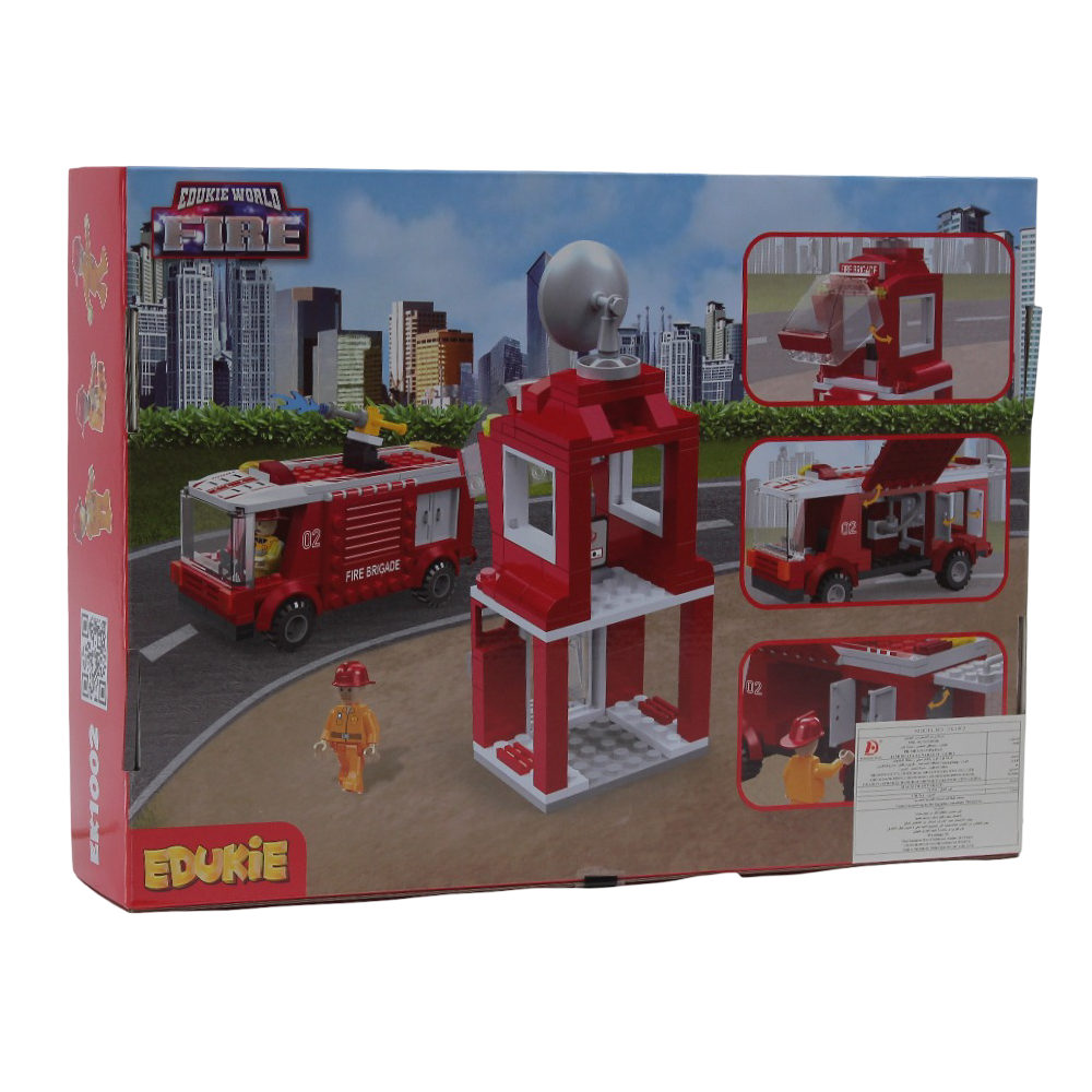 Edukie World Fire Building Block Set – 241 Pcs