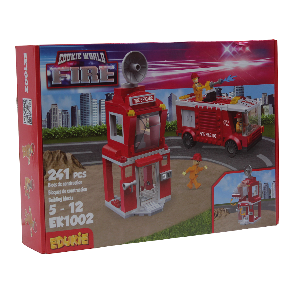 Edukie World Fire Building Block Set – 241 Pcs