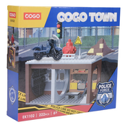 Cogo Town Police Force Transport Building Block Set – 222 Pcs