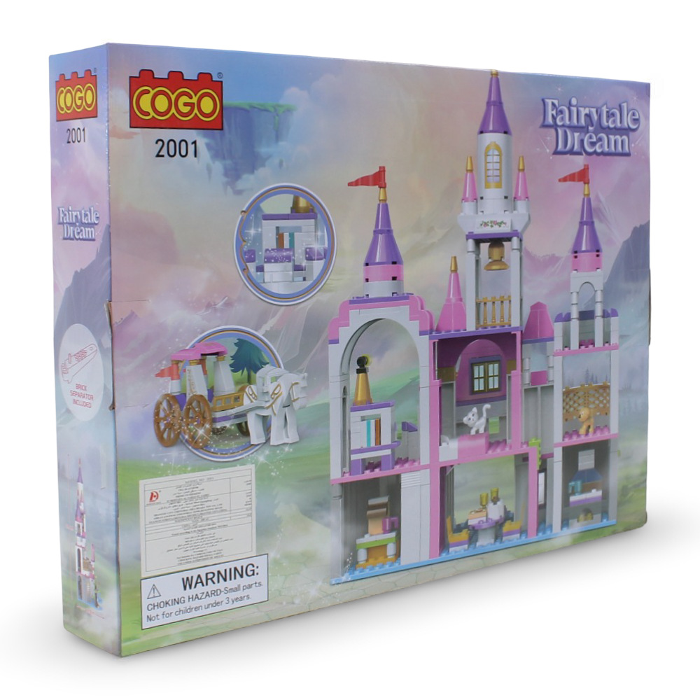Cogo Fairytale Dream Castle Building Blocks Set – 516 Pieces